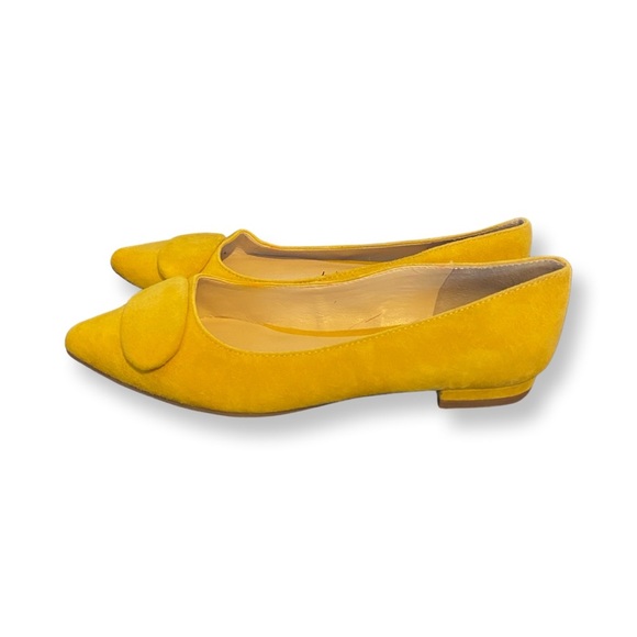 SOLE SOCIETY Mustard Yellow KAMELLAH ballet flats 7M - Picture 4 of 6